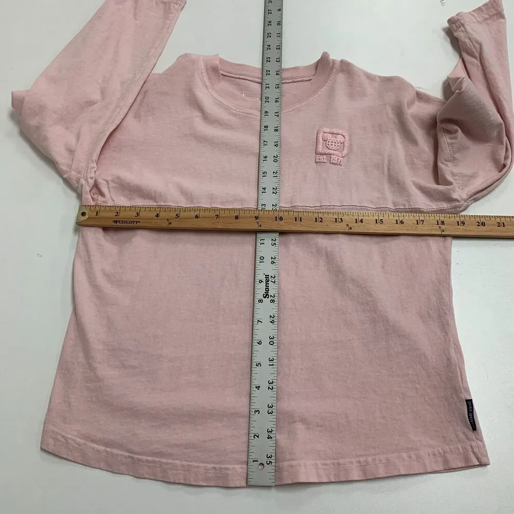 Disney Parks Walt Disney World Spirit Jersey Girls XL Pink Long Sleeve *READ